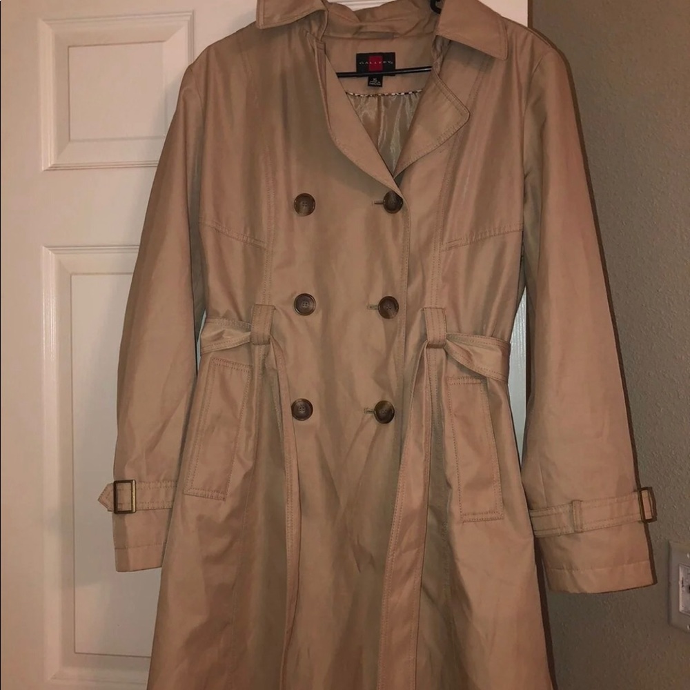 Beige Gallery Trench Coat